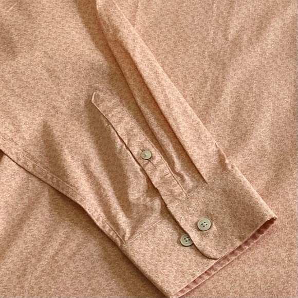 Original Penguin Coral Reef Print Slim Fit, Tangerine/Orange, XXL 18-18 1/2, NWT - Picture 9 of 15